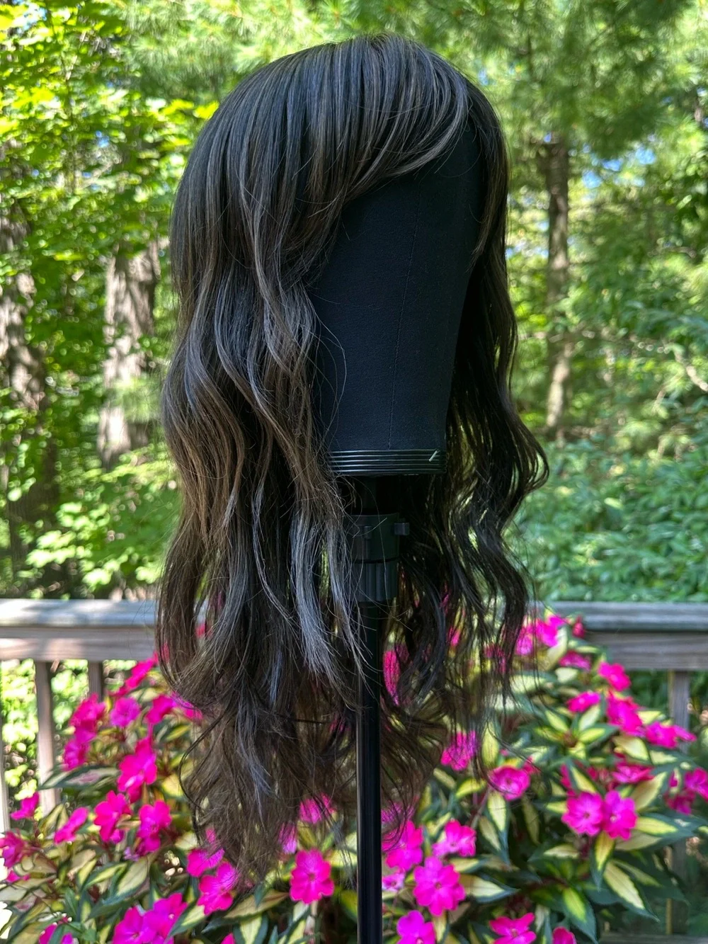 Belle Tress Liverpool Triple Chocolate Lace Front Wig Monopart HF Synthetic